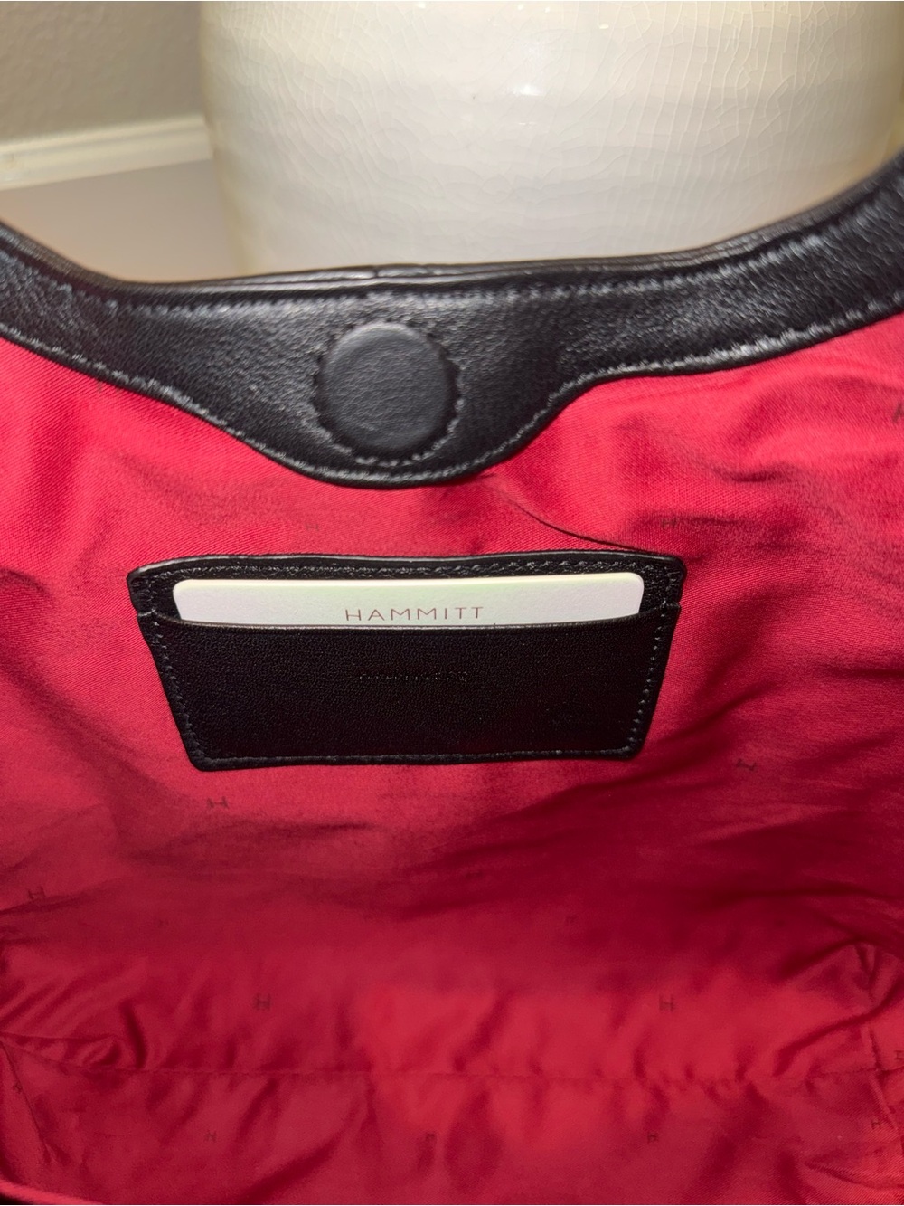 NWT Hammitt Tim Medium - Soft Leather Shoulder Bag - Black/Brushed Gold - Picture 6 of 16